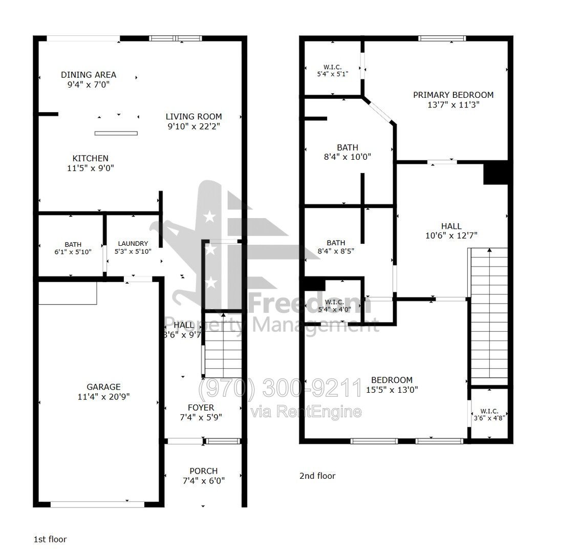 2 Bedroom, 2.5 Bath, 1 Car Garage property image